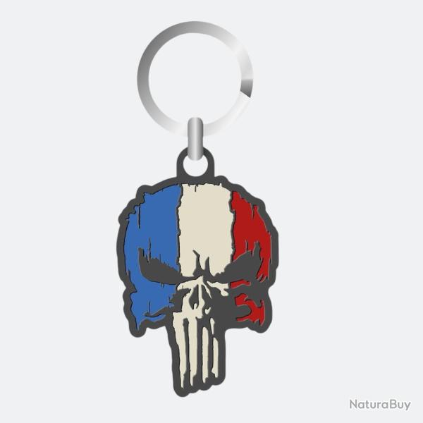 Porte cl�s - Punisher - Tricolore