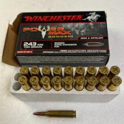BALLES 243 WINCHESTER POWER MAX 100 GRAINS