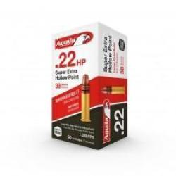 Munitions AGUILA super extra pointe creuse cuivr&eacute;e cal.22lr hollow point par 50
