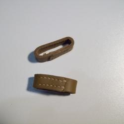 militaria 2  passants coulant de ceinturon mod&egrave;le 45 arm&eacute;e francaise