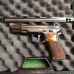 Pistolet semi-automatique CZ 75 B - Calibre 9x19 + Mallette (Occasion bon &eacute;tat)