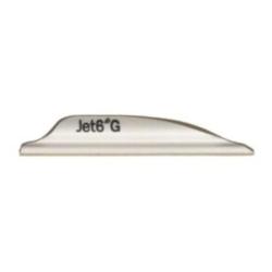 JET6 - Plumes 1.88" GHOST (x50) BLANC GAUCHER (LH)
