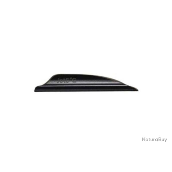 JET6 - Plumes 1.88" GHOST (x50) NOIR DROITIER (RH)