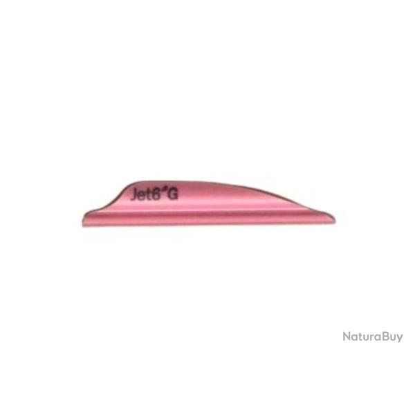 JET6 - Plumes 1.88" GHOST (x50) ROSE DROITIER (RH)
