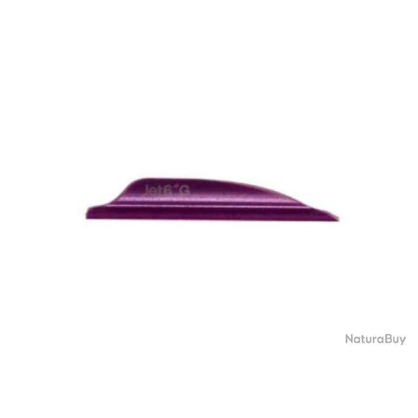 JET6 - Plumes 1.88" GHOST (x50) GAUCHER (LH) VIOLET