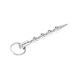 Kubotan pointe ronde Piranha PKB1 Gris