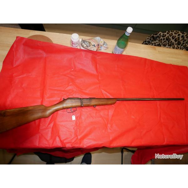 Carabine de jardin en 9mm percussion centrale, bien moins courant que le 9mm Flobert