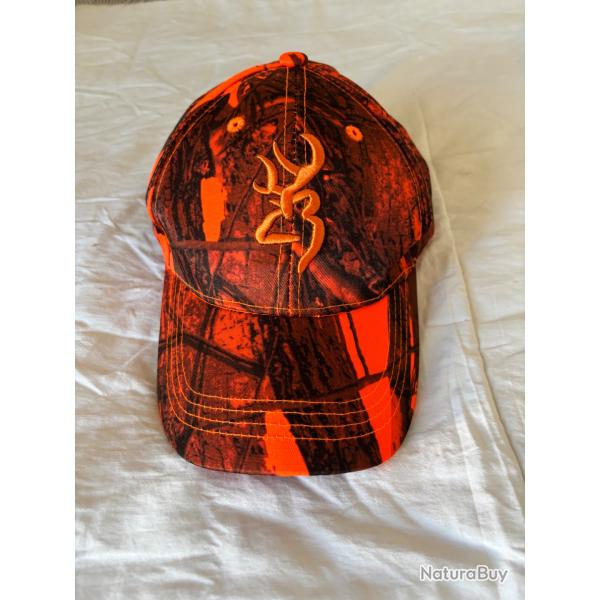 Casquette browning orange