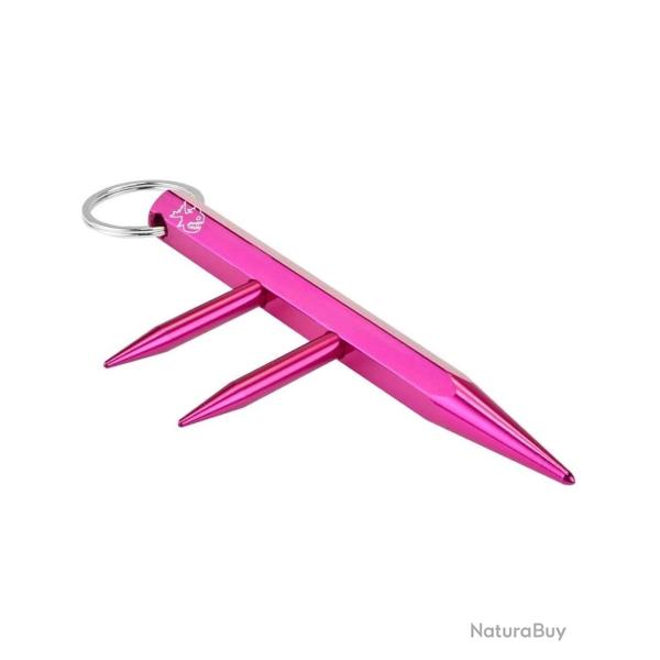 Kubotan Piranha 130mm 3 pointes PKB3 Rose