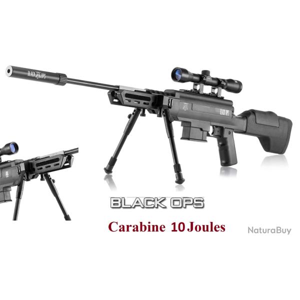 Carabine � plomb BLACK OPS  Type sniper / Cal 4.5 mm  10 Joules