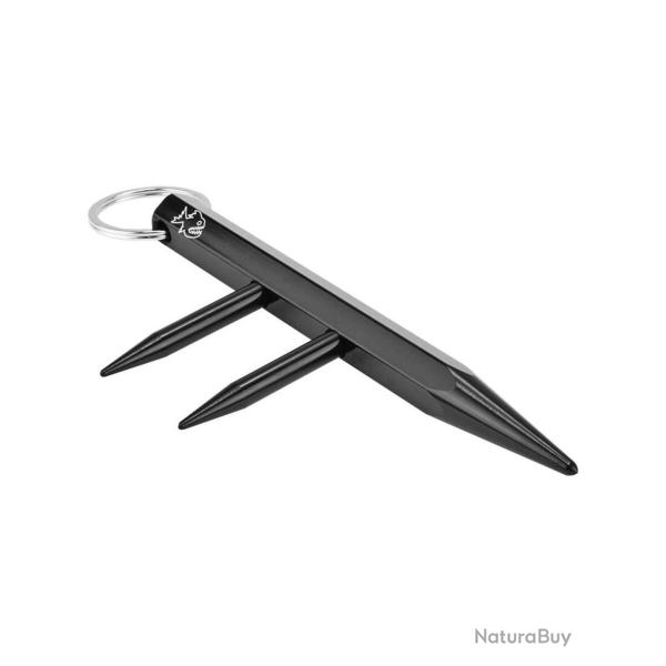 Kubotan Piranha 130mm 3 pointes PKB3 Noir