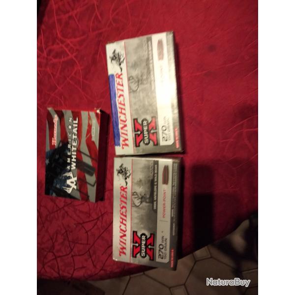 Vente balles de carabines calibre 270