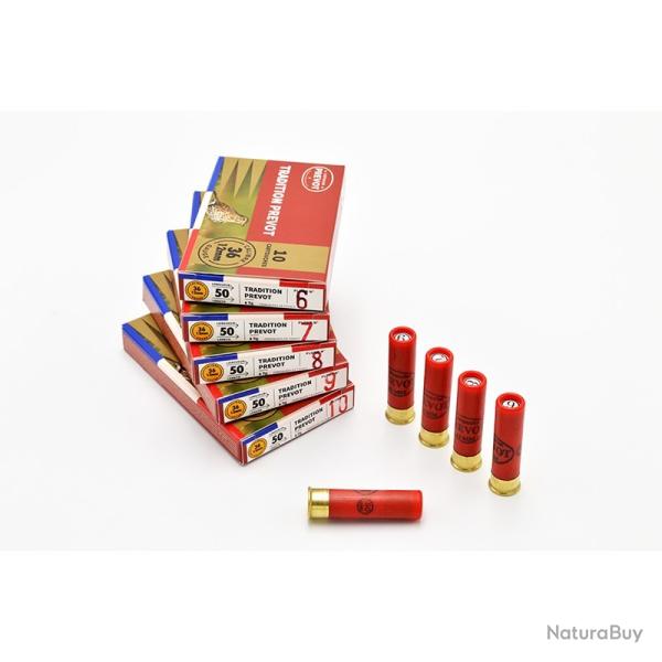 160 munitions PREVOT 12mm cal.36 n�6 9g NBAL95