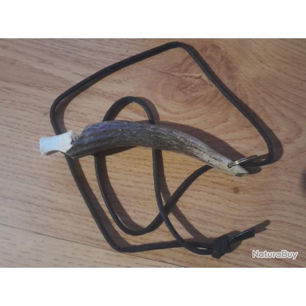 Sifflet corne  de Cerf 11 cm  N� 1A
