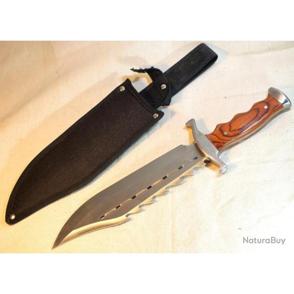 Couteau type BOWIE CHASSE - TIMBER RATTLER GATOR -  EBR24FAD007