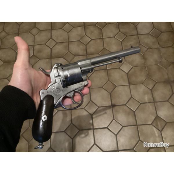 Revolver LEPAGE FR�RES � broche 12mm 2nd empire