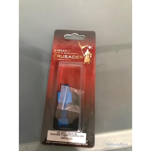 Crusader airsoft extended trigger guard pour umarex / vfc hk416 Gbbr