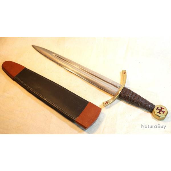 Grande Dague m�di�vale avec fourreau - ref EBR24DMD003