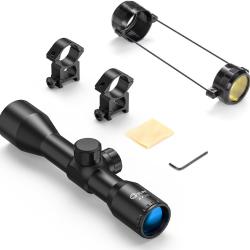 Lunette de tir 4&times;32 compacte CVLIFE - Optique crosshair + montage 20 mm/TIR SPORTIF/CHASSE/AIRSOFT