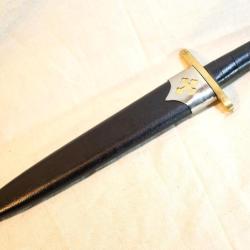 Grande Dague m&eacute;di&eacute;vale avec fourreau - EBR24DMD002