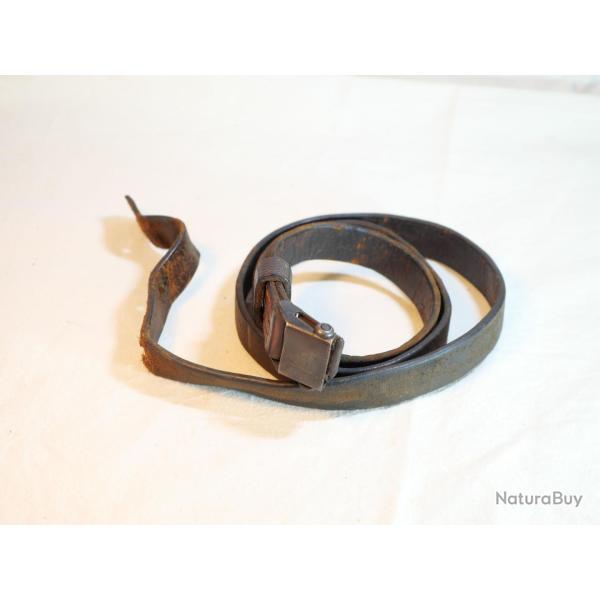 BRETELLE sangle authentique Mauser K98 MP40 MP38 en l'�tat longueur 112 cm - PER25SAN001