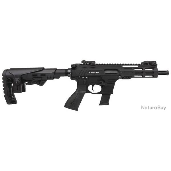 Carabine semi-auto Derya ZY9 noir cal.9mm para 14+1cps canon 18cm
