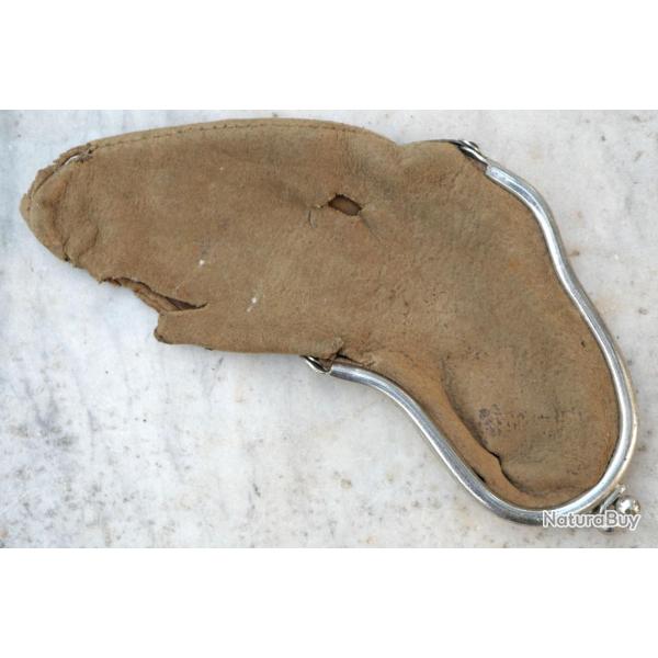 �tui porte-monnaie en peau pour revolver bulldog ou velodog - ref CAE25ETB001