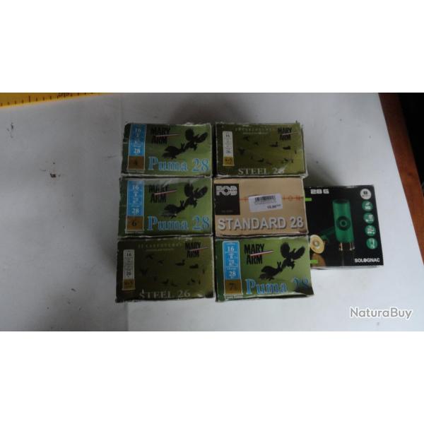 ARRET CHASSE...153 cartouches cal 16...