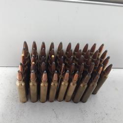 Lot de 48 balles cal.300 win mag diverses