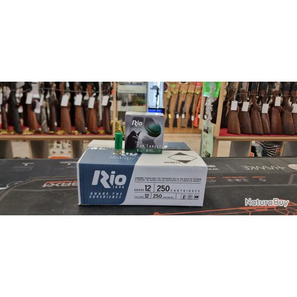 250 cartouches Ball trap Rio Top Target 28gr