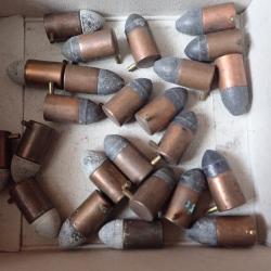 Lot de 24 cartouches &agrave; broche 12 mm : Revolver Lefaucheux ?
