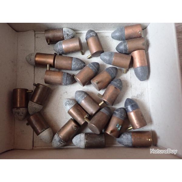 Lot de 24 cartouches � broche 12 mm : Revolver Lefaucheux ?