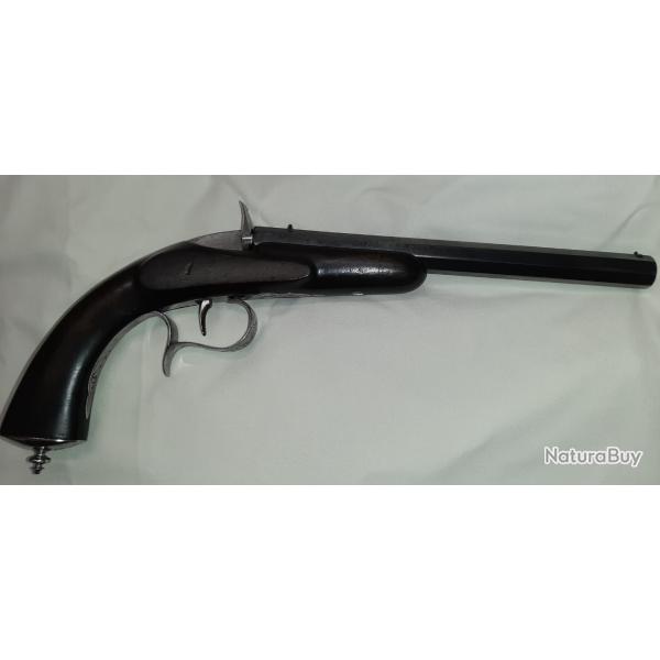 Tr�s beau pistolet de tir de salon. Un parfait �tat de fonctionnement ? Calibre  5. 5 Flobert.