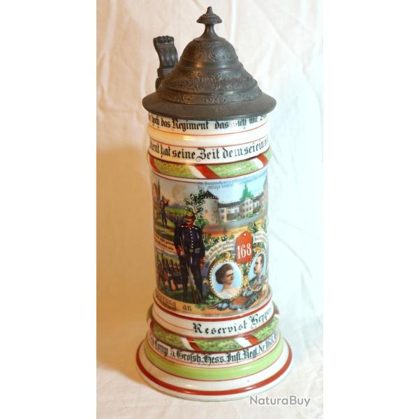 Chope r�serviste 168e rgt infanterie hessois JR168  Butzbach dat�e 1909-1911 ref SCN25CHO001