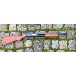 FUSIL A POMPE RIOT GUN US HIGH STANDARD CAL 12/70 CANON LISSE 6+1 coups OLD SCHOOL