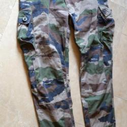 ARMEE FRANCAISE pantalon combat CAMO T4 S2 crois&eacute; rip stop 3c zone temp&eacute;r&eacute;e 109 116M rf LBV25VET032