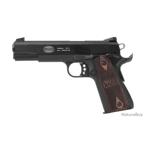 PISTOLET MAUSER 1911 22 LR SEMI-AUTOMATIQUE NOIR