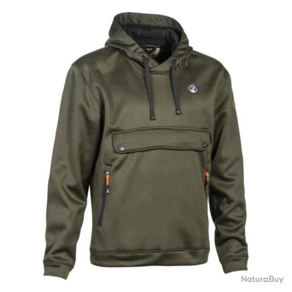 SWEATSHIRT A CAPUCHE KAKI percussion 15165 XL