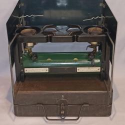 R&eacute;chaud double feu COLEMAN model 523 US M&eacute;dical D&eacute;partement WW2