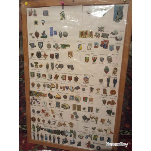 Militaria Arm�e Fran�aise Grand Lot de Pin's