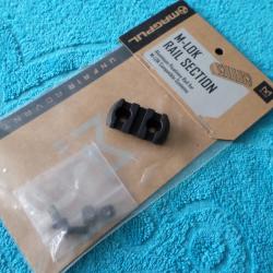 rail M-LOK 3 slots Magpul alu