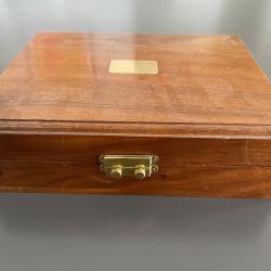 COFFRET NOYER MASSIF POUR REVOLVER SMITH & WESSON ANCIEN