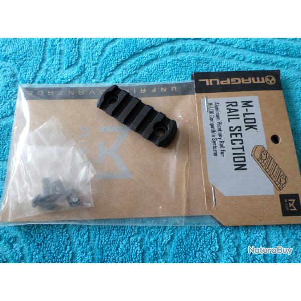 rail M-LOK 5 slots Magpul alu