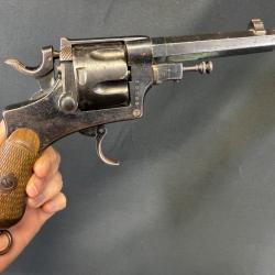 REVOLVER GLISENTI 1889 rare fabrication de BERNARDELLI &Agrave; GARDONE cal. 10,35 glisenti