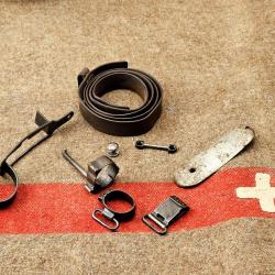 Lot Suisse Schmidt Rubin K31 Pi&egrave;ces d&eacute;tach&eacute;es pour de Crosse