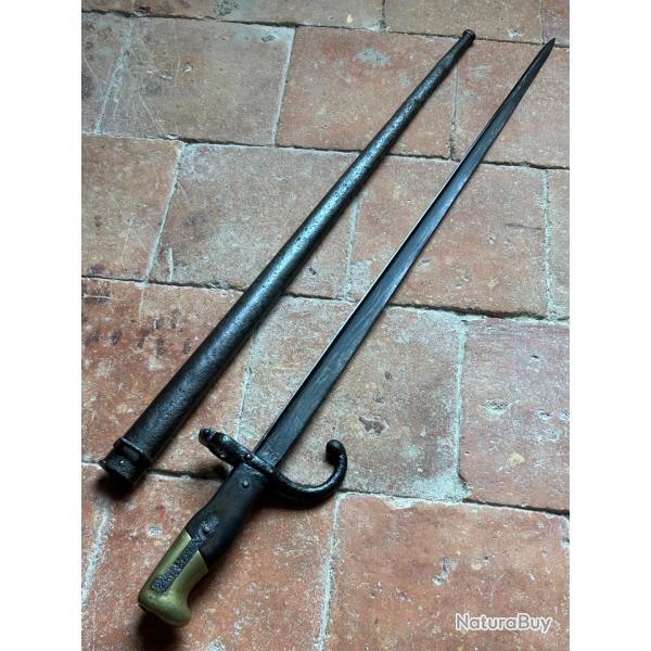 Ba�onnette fran�aise Gras 1874 - WW1