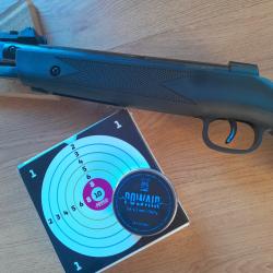 Carabine 4.5 Snow peak + Plbs et cibles.