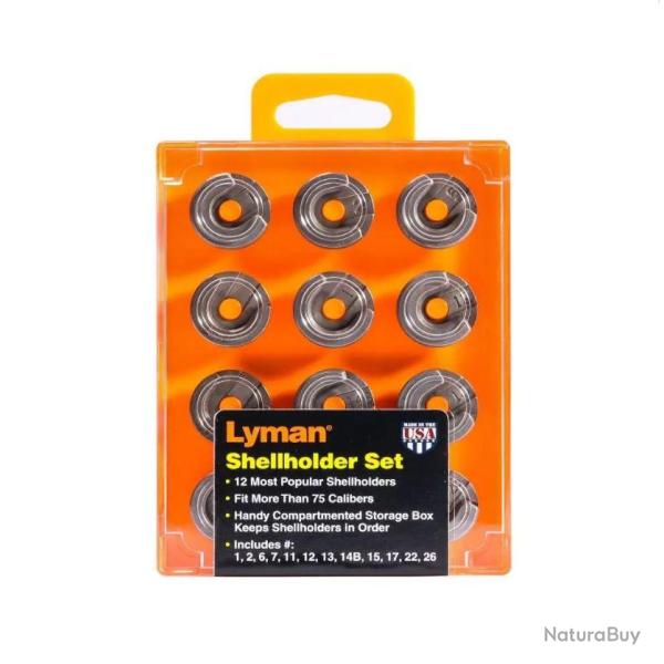 Kit de 12 Shellholder Lyman