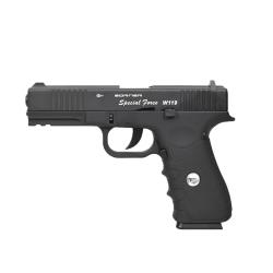 PISTOLET SEMI AUTOMATIQUE &Agrave; AIR COMPRIM&Eacute; BORNER W119 CAL. 4.5MM