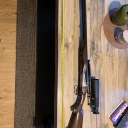 Fusil Calibre 10 de marque Eibar avec lunette gabion de marque RTI 9/63